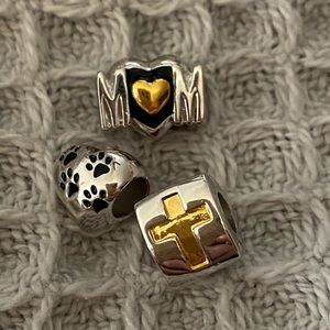 Danbury Mint slide bracelet charms